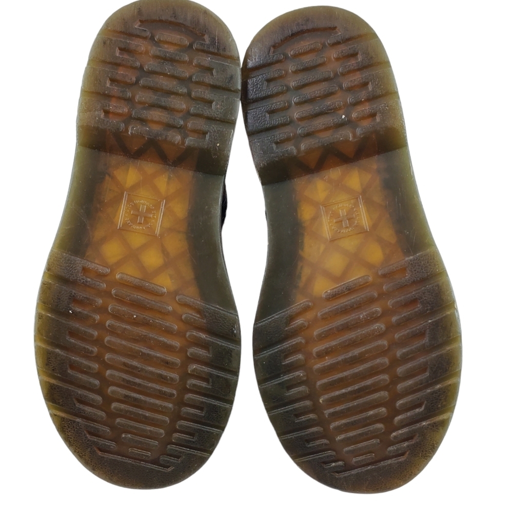 Dr Martens Combat Boots Shoes Girls Junior Sz 2 Brown Leather Softy Lace Up 1460 - Picture 13 of 15